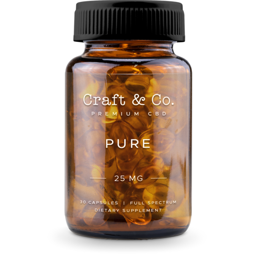 Pure Full Spectrum CBD Capsules (25mg)